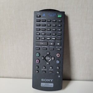 Sony DVD Remote Control PlayStation 2 SCPH-10420 Black Good Retro Gaming Media
